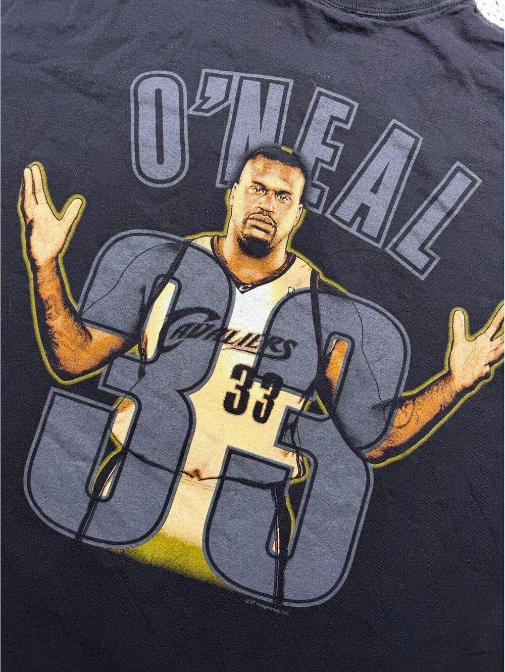 Vintage 2009-10 Shaquille O’Neal SHAQ Cleveland Cavaliers T Shirt 2XL Kazaam